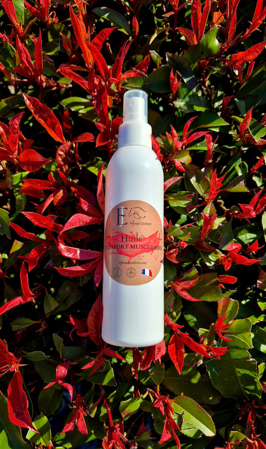 huile confort musculaire cheval 